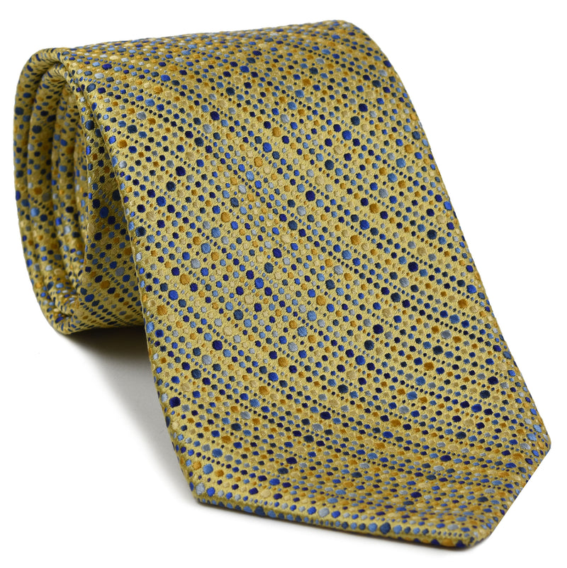 ドット柄シルクタイ