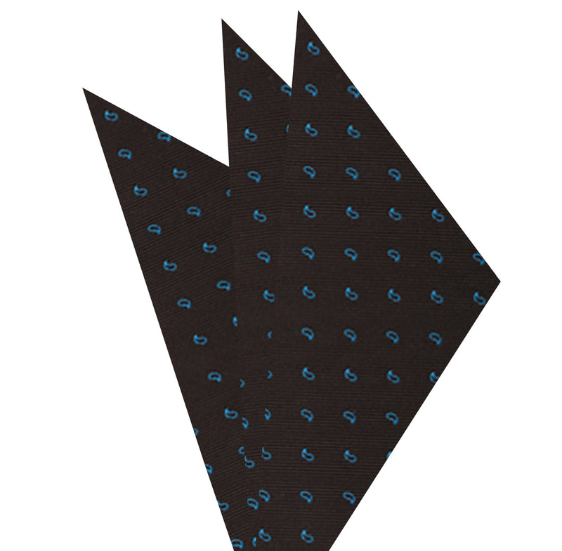 페이즐리 실크 포켓 스퀘어