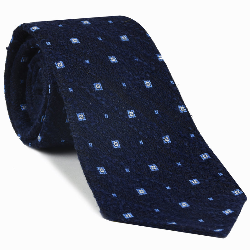 シャンタン柄シルクタイ