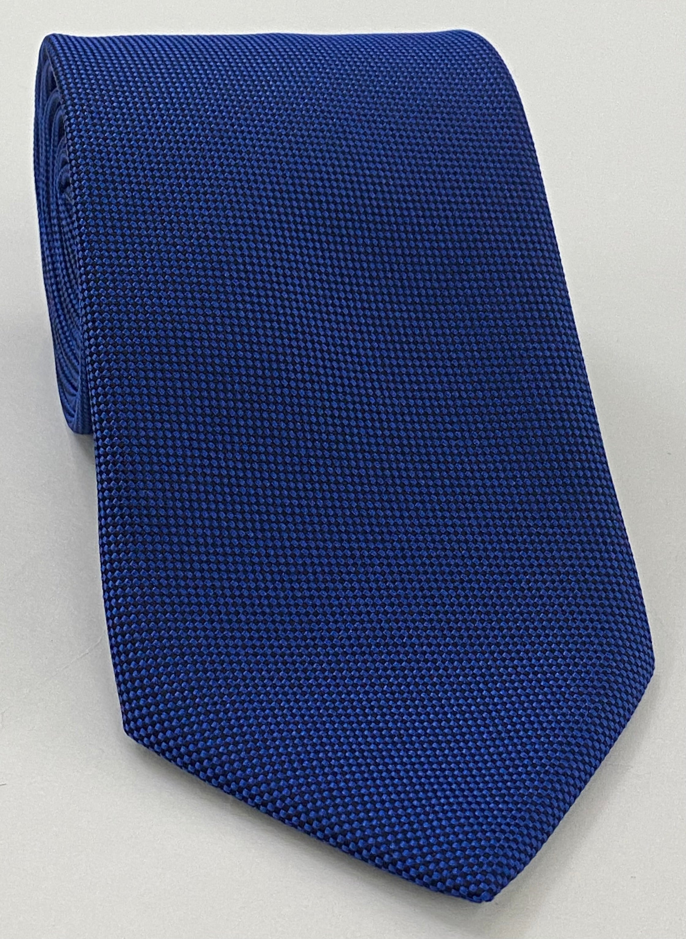 ダークブルーオックスフォードシルクタイ FFOXT-3