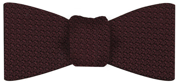 バーガンディー・グレナディン・グロッサ・シルク・ボウタイ #GGBT-3