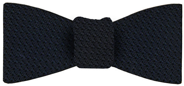 ミッドナイトブルー グレナディン グロッサ シルク 蝶ネクタイ #GGBT-8