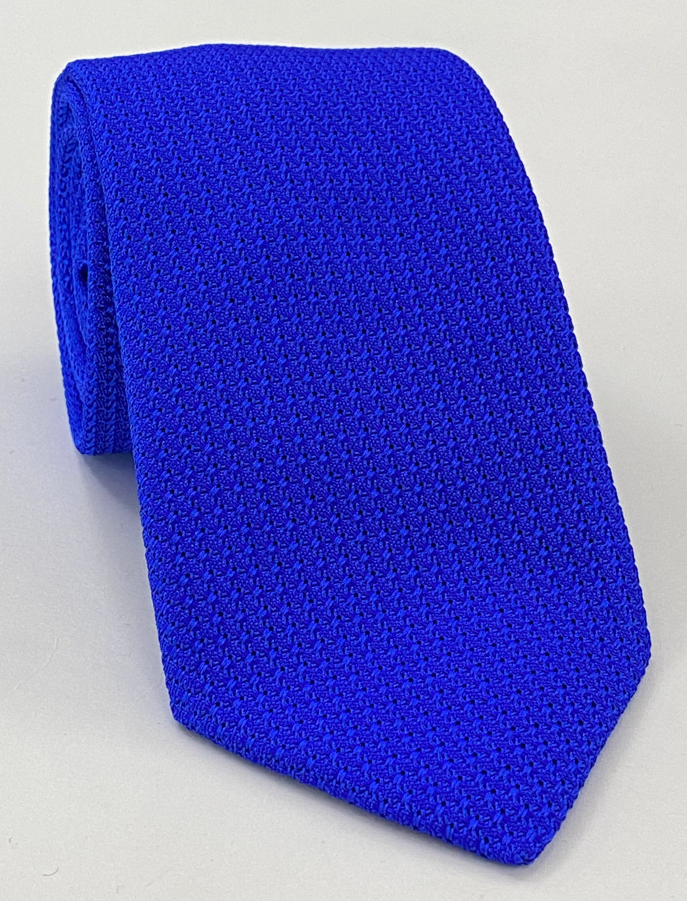 ロイヤルブルー グレナディン グロッサ シルクネクタイ GGT-14
