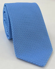 Light Oxford Blue Grenadine Grossa Silk Tie GGT-36