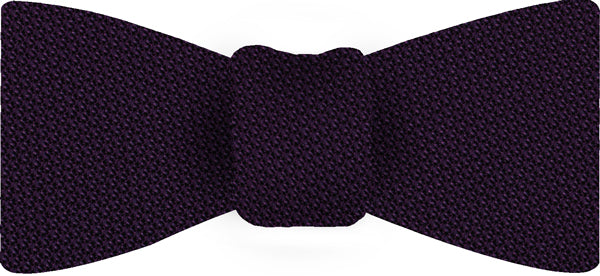 다크 퍼플 피콜라 그레나딘 실크 보타이 #GPBT-19