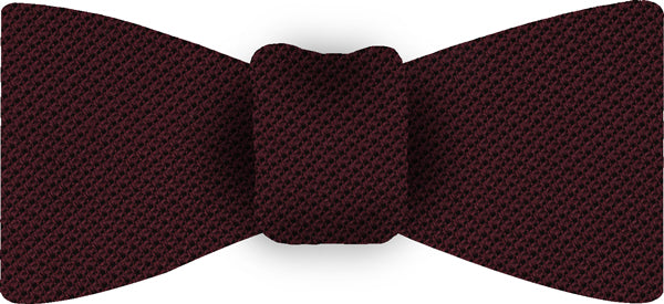 버건디 피콜라 그레나딘 실크 보타이 #GPBT-3