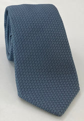 Slate Blue Prometeo Grenadine Silk Tie GPMT-8