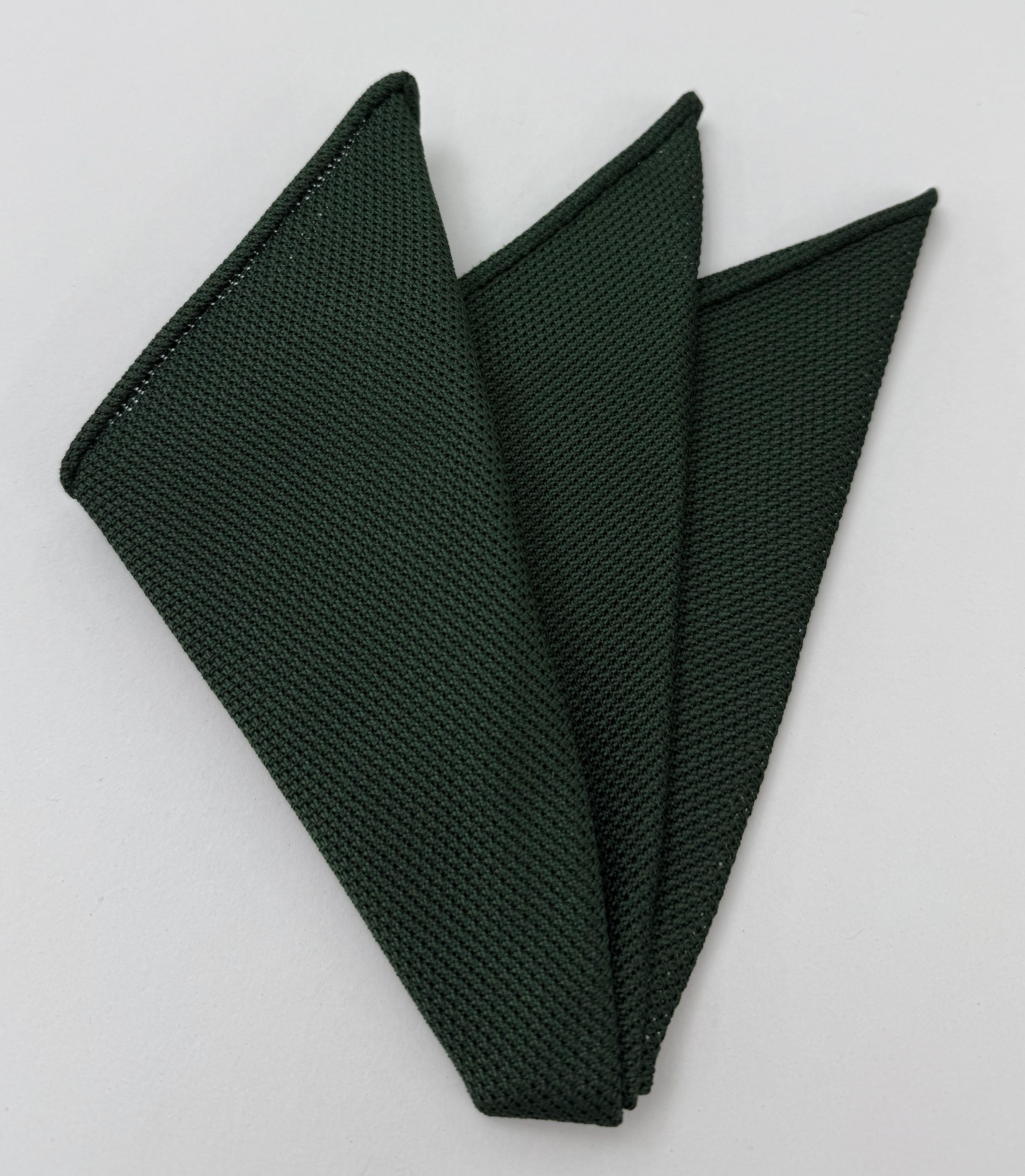 フォレストグリーン ピッコラ グレナディン シルク ポケットスクエア 11