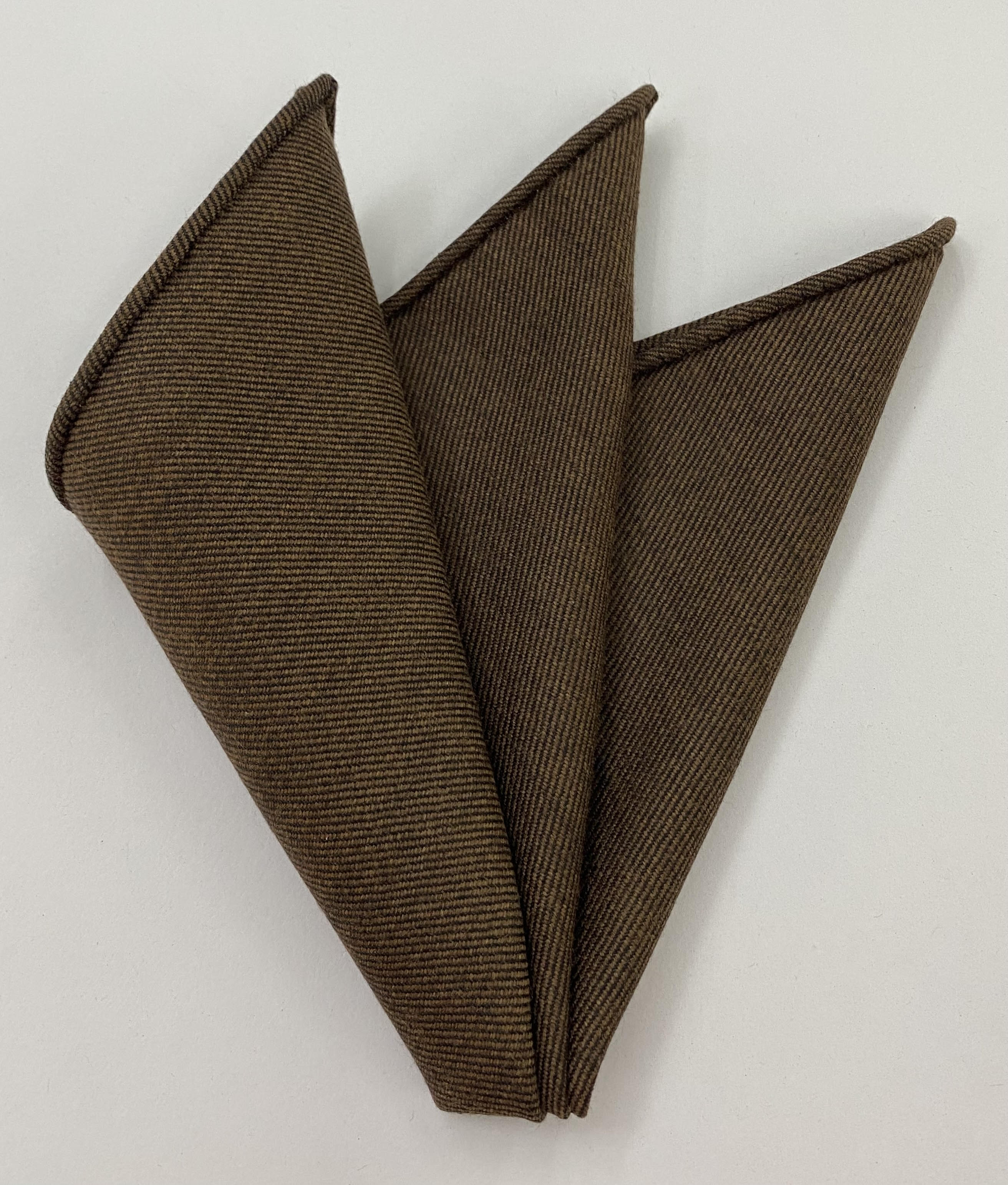 초콜릿 울/실크 포켓 스퀘어 GWSP-3