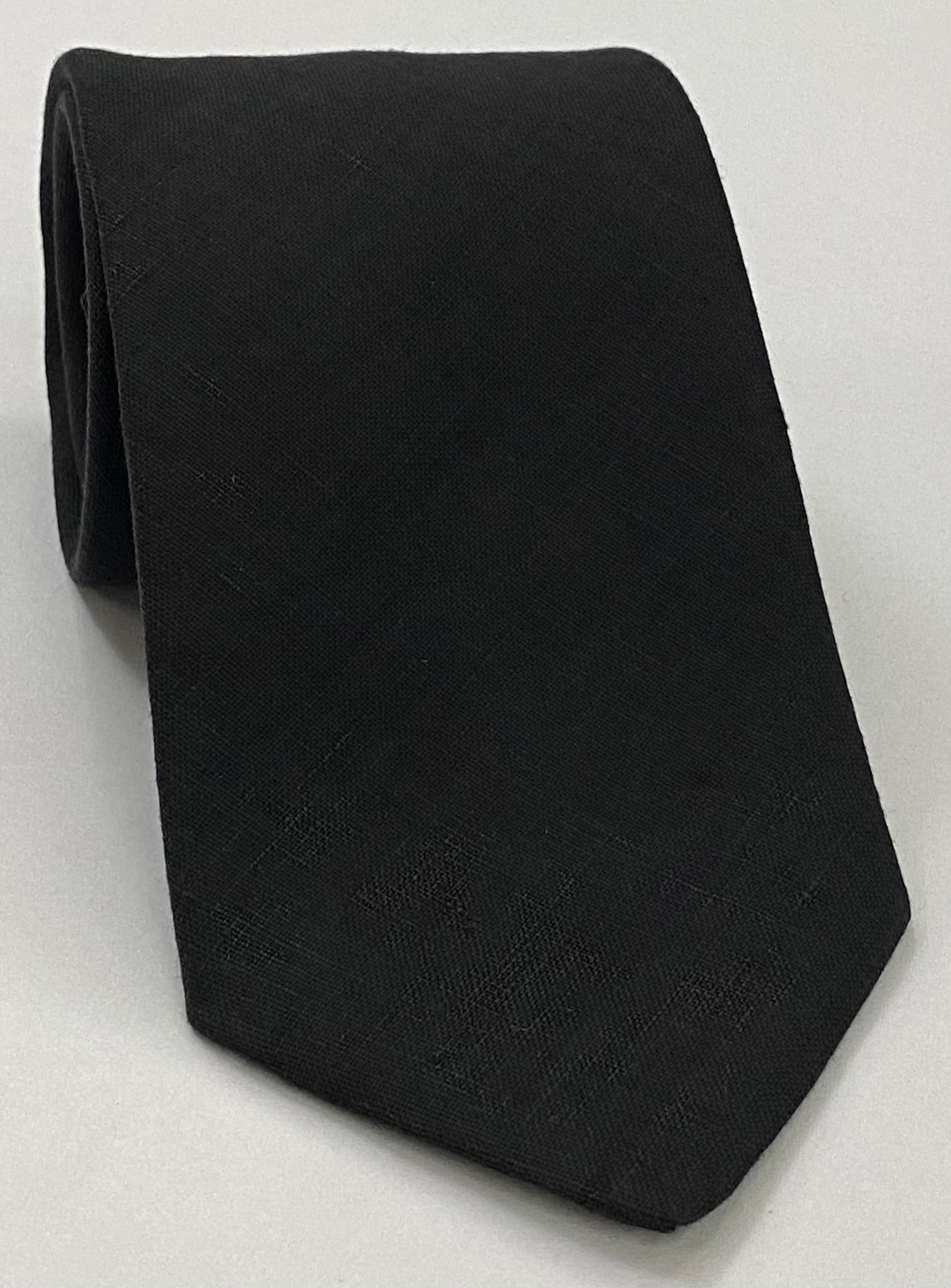 ブラックベルギーリネンタイ LLT-2