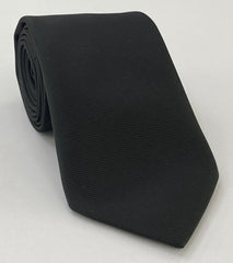 Black Large Twill Silk Tie LTWT-10