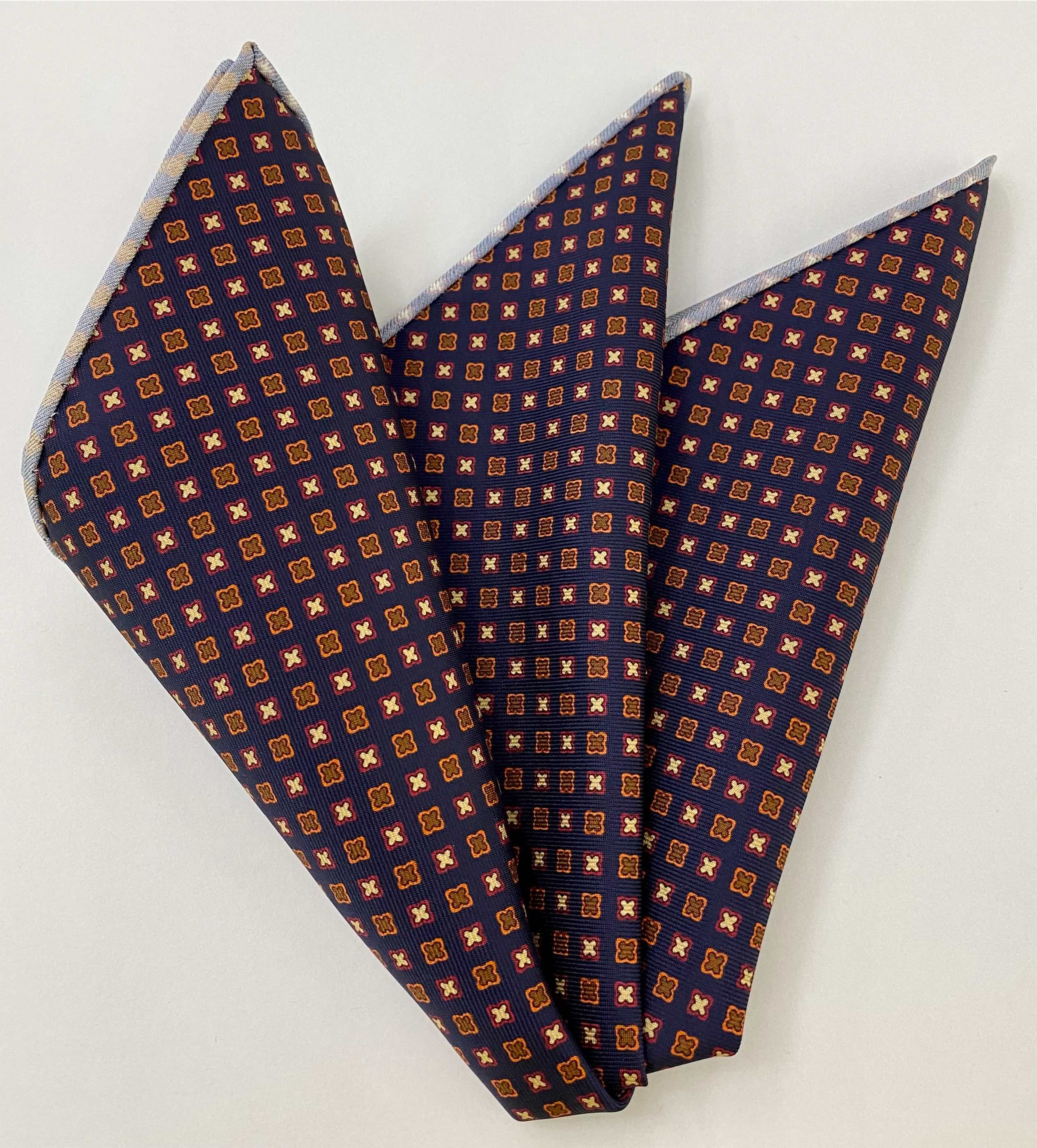 MMPT-1 맥클스필드 모던 마더 프린트 실크 타이