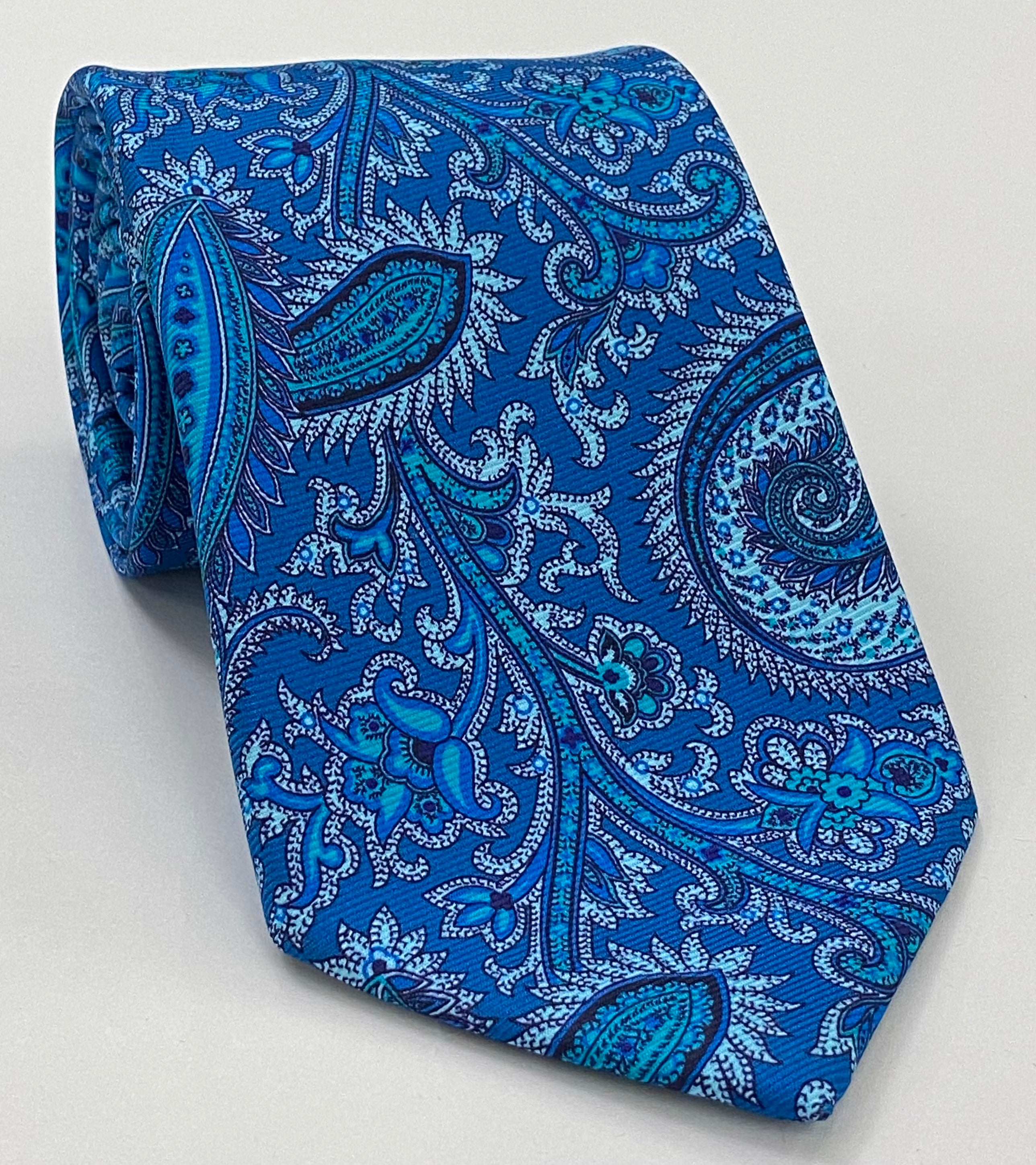 korean 맥클스필드 모던 마더 프린트 실크 타이 MMPT-9