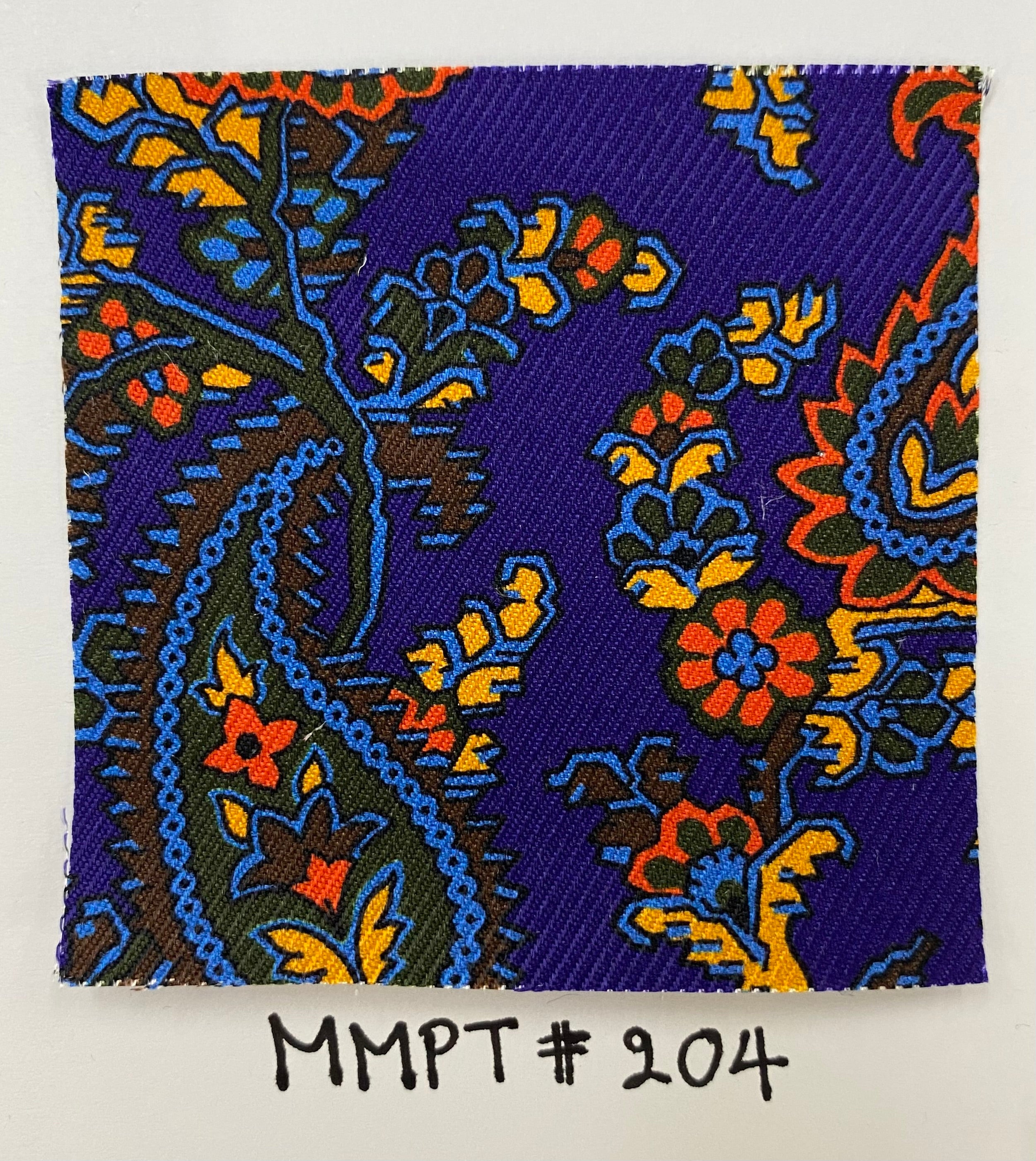 Macclesfield Modern Madder Printed Silk Tie MMPT-204