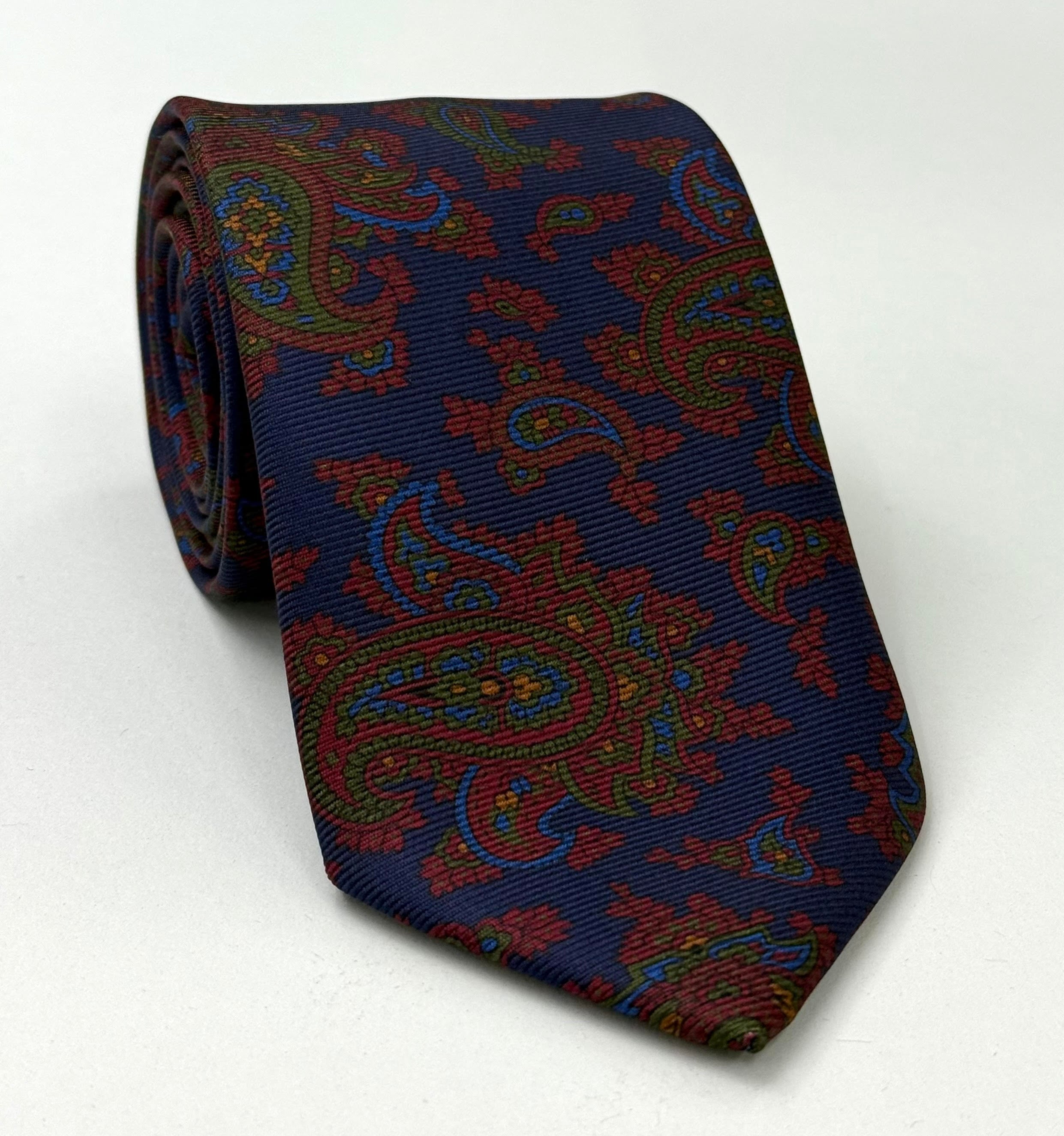 Macclesfield Modern Madder Printed Silk Tie MMPT-214