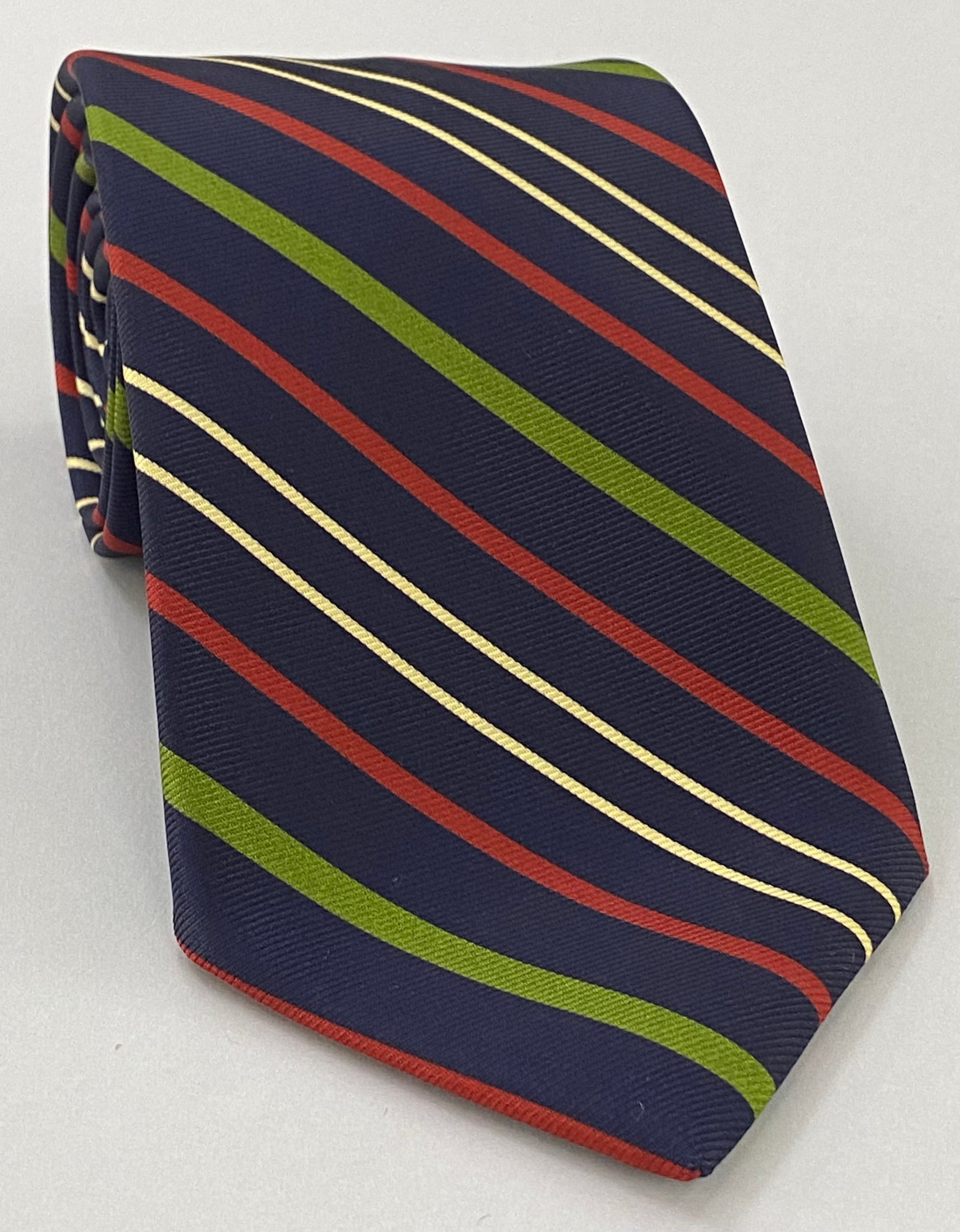 モダンマダー プリントストライプ シルクタイ MMST-16