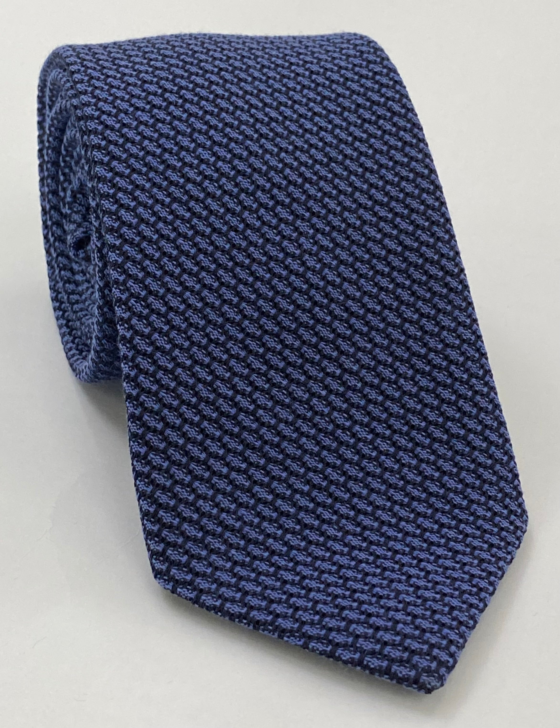 ライトラベンダー&ミッドナイトブルー カシミヤ/シルク グレナディン・グロッサ シルクタイ SCGGT-11