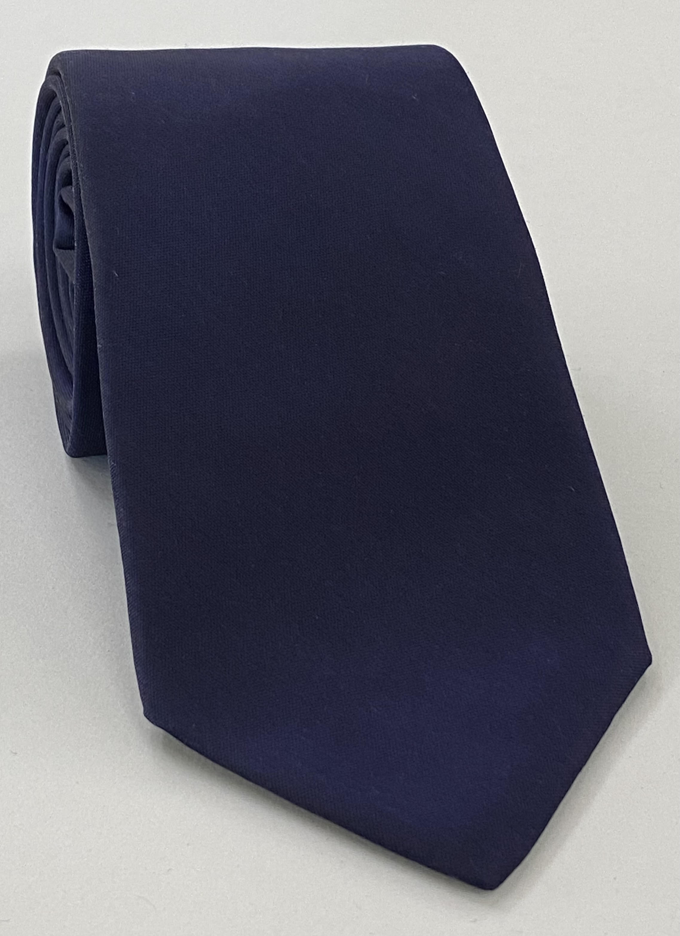 ミッドナイトブルー ショット タイシルク ネクタイ THT-13