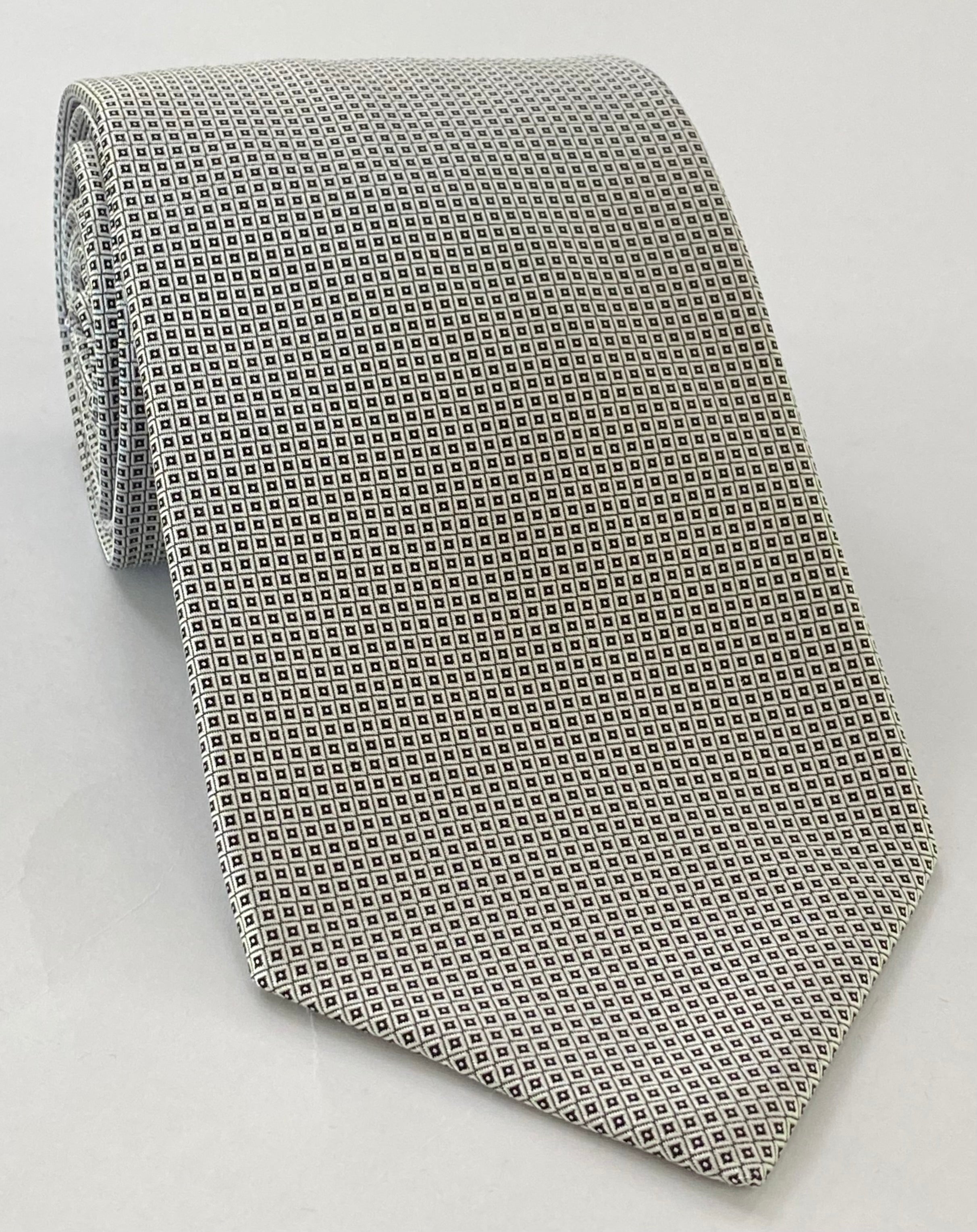 정장/웨딩 실크 나비 넥타이 #WDBT-10 - 다크 차콜 그레이, 다크 그레이 & 블랙 (실버 그레이)