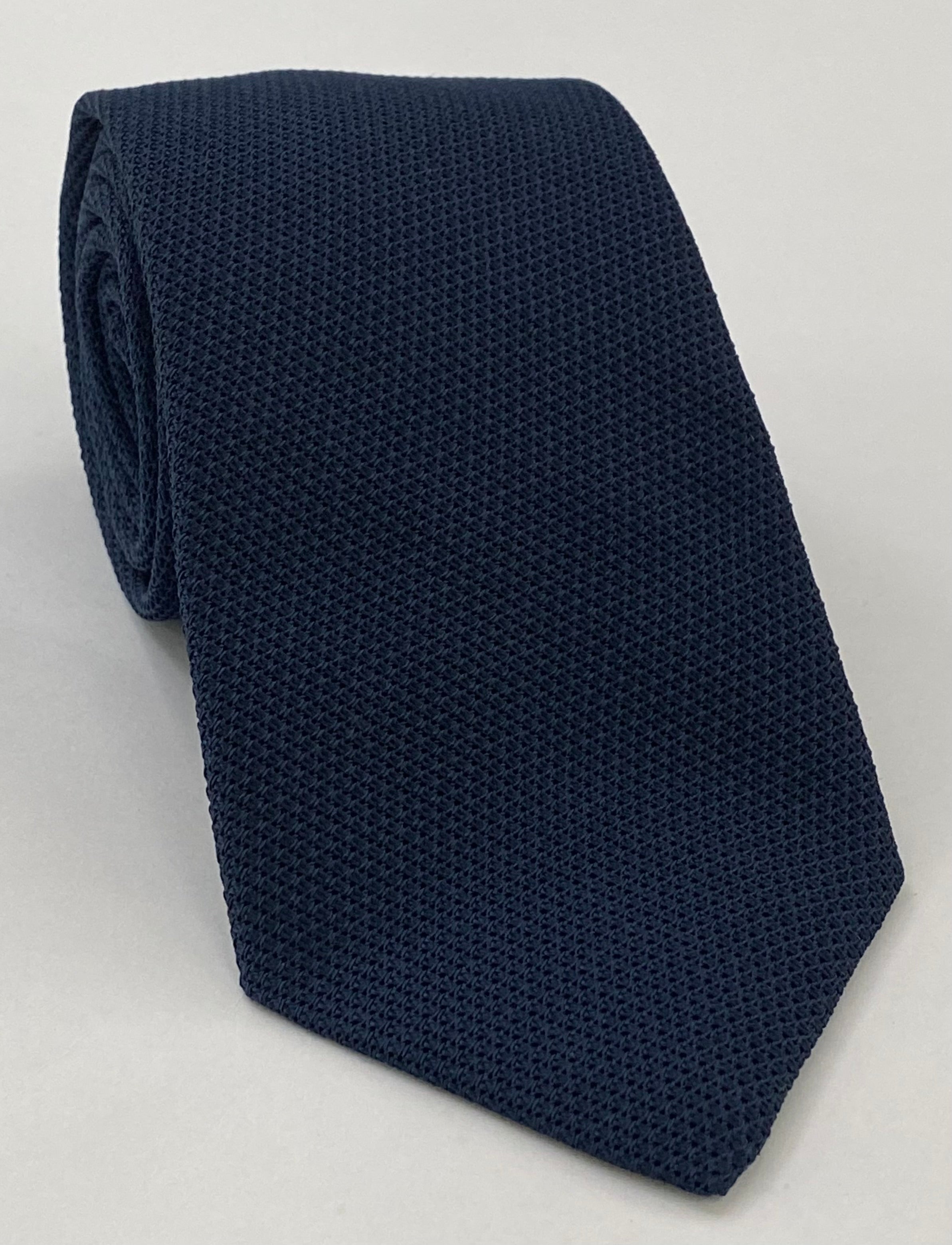 ダークネイビーブルー ピッコラ グレナディン シルクタイ GPT-22