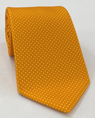 Macclesfield Print Pin Dot Silk Tie MCPDT-34