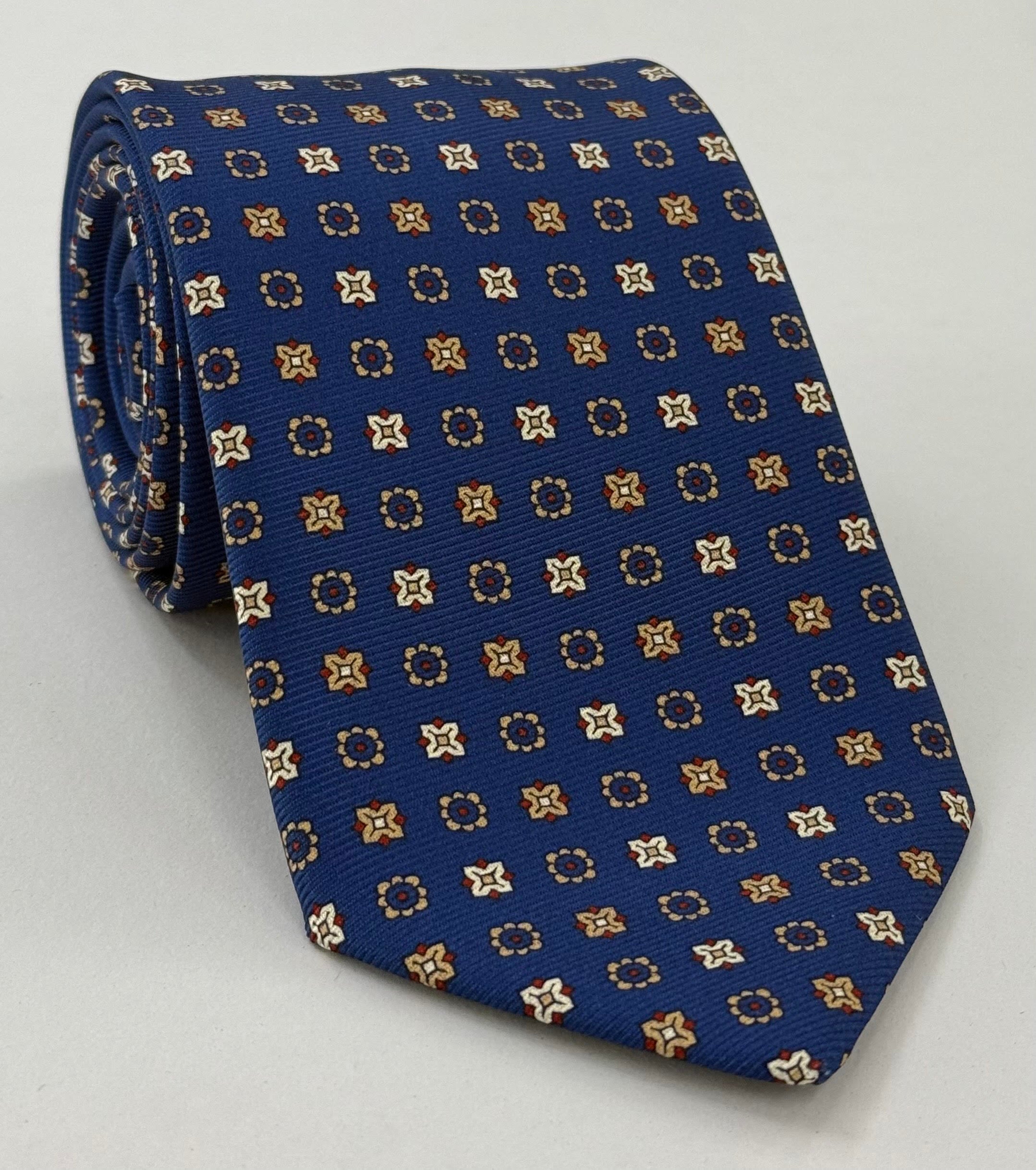 Macclesfield Modern Madder Printed Silk Tie MMPT-208