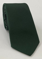 Forest Green Grosgrain Silk Tie GGRT-17