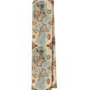 地図柄スカーフ（ナロー幅）