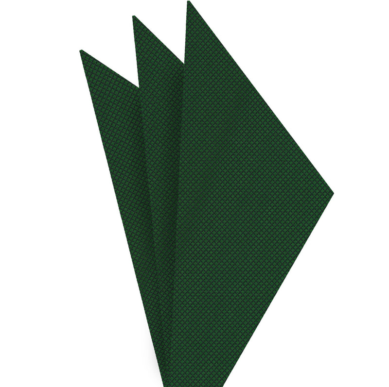 다이아몬드 직조 실크 포켓 스퀘어