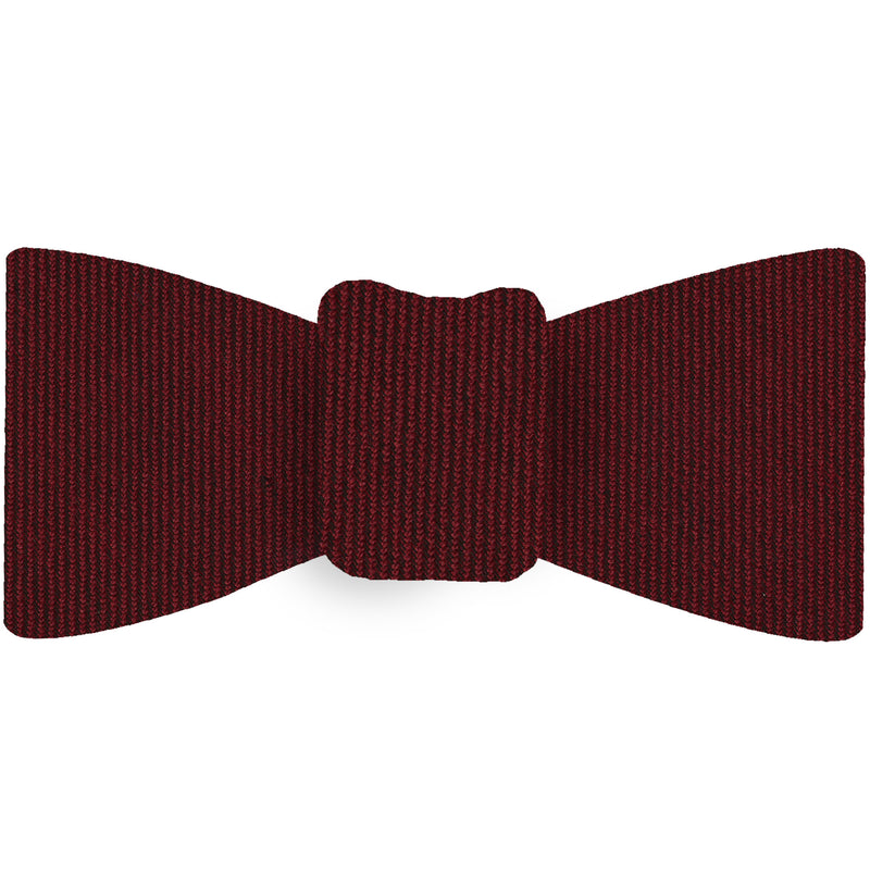 ウール70% シルク30% 無地 蝶ネクタイ