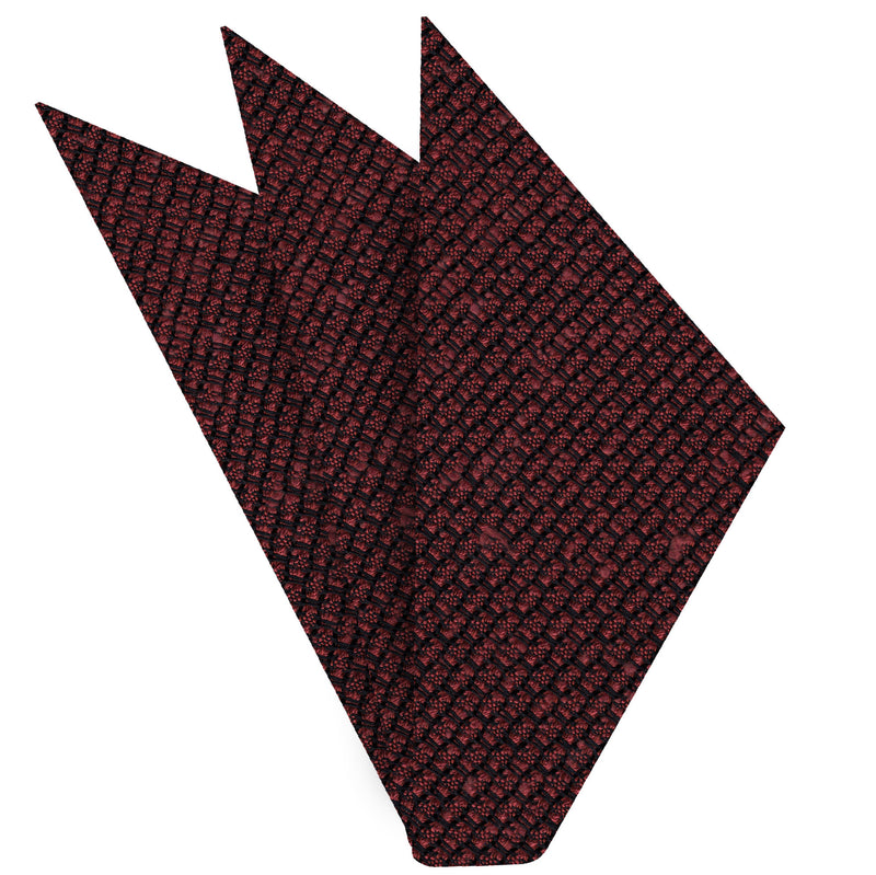 샨퉁 그레나딘 그로사 실크 포켓 스퀘어