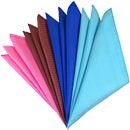 태국 브로케이드 실크 포켓 스퀘어