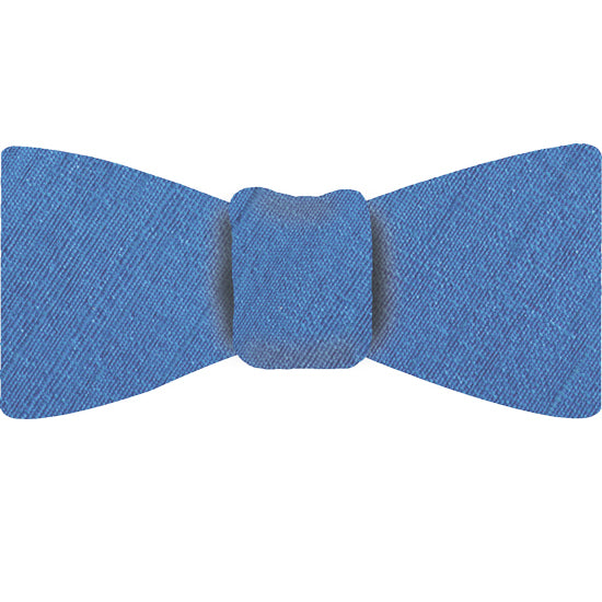 シャンタン無地シルクの蝶ネクタイ