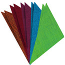 タイ製ラフシルクのポケットチーフ