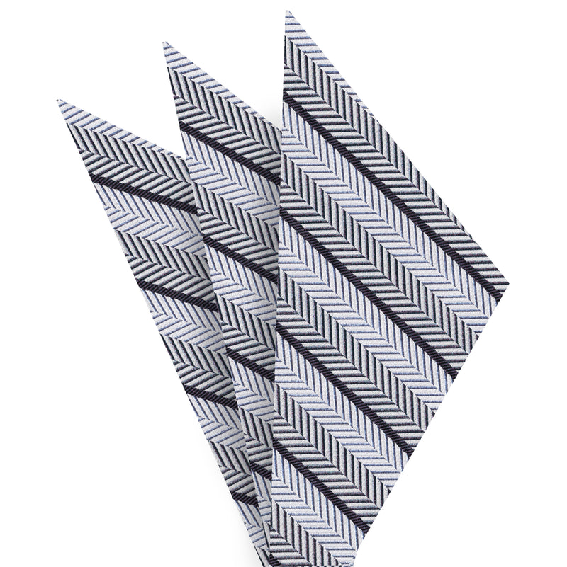 정장/웨딩 스트라이프 실크 포켓 스퀘어