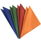 매더 프린트 솔리드 실크 포켓 스퀘어