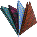 태국 머드미 실크 포켓 스퀘어