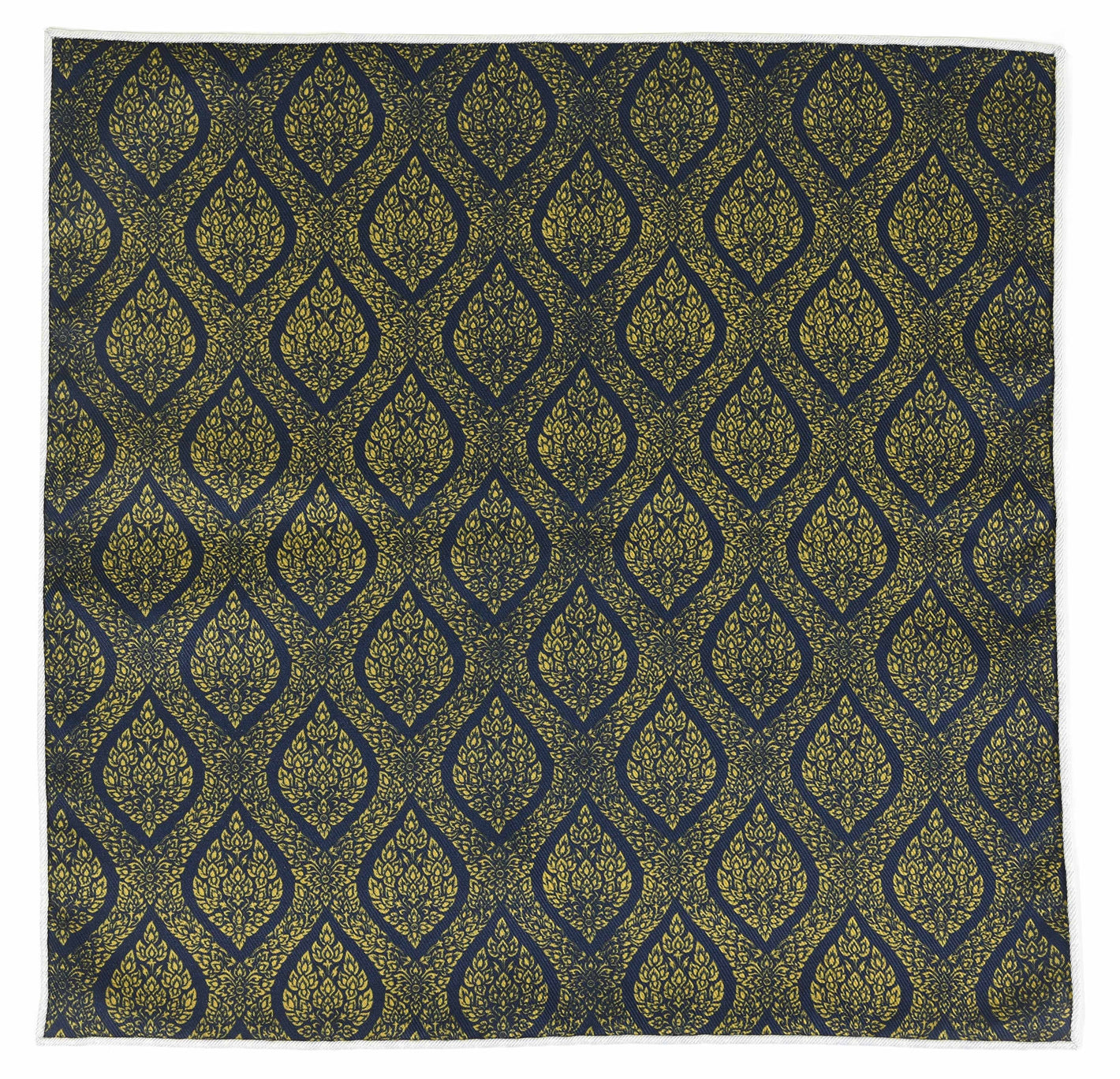 {[en]:Traditional Thai Print Silk Pocket Square