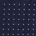 White on Midnight Blue Mogador Pin Dot Tie #MGPDT-1