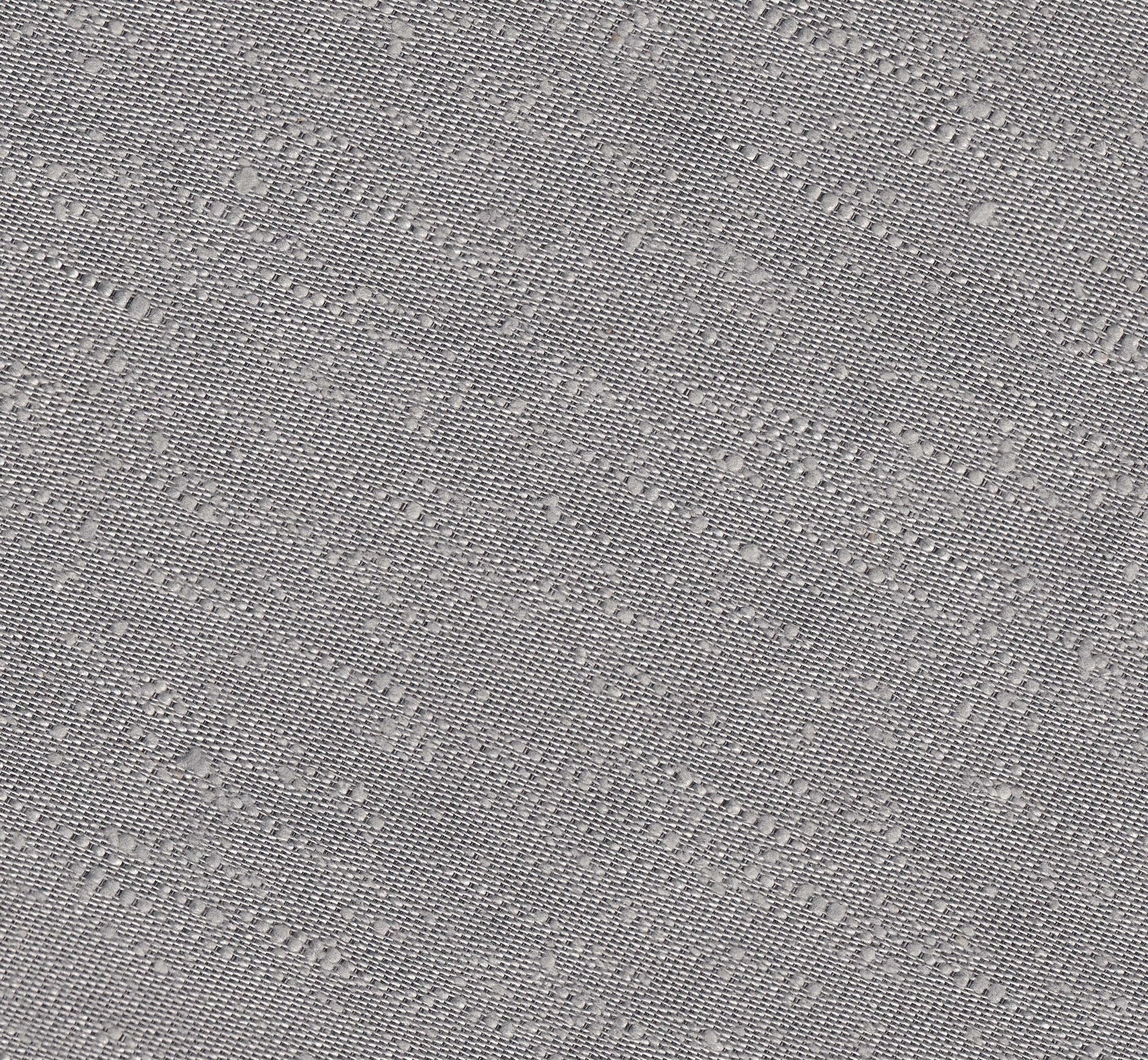 {[en]:Silver Gray Shantung Solid Silk Pocket Square