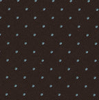 {[en]:Sky Blue Dots on Alpaca Brown Pin-Dot Silk Pocket Square