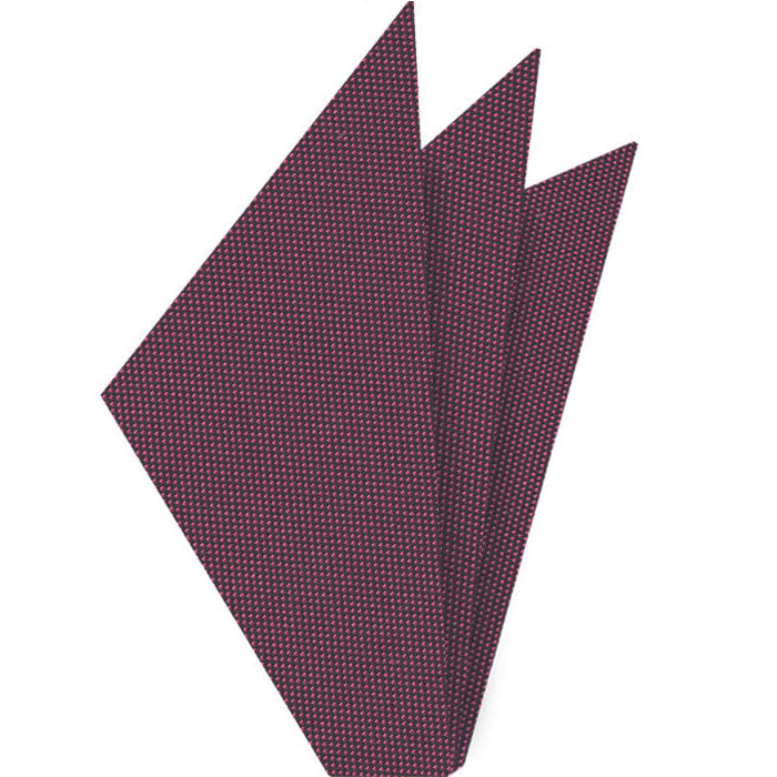{[en]:Rose Pink Oxford Silk Pocket Square