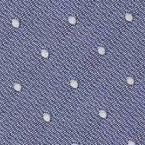 {[en]:White Dots on Sky Blue Pin-Dot Silk Bow Tie