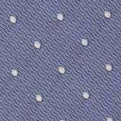 {[en]:White Dots on Sky Blue Pin-Dot Silk Bow Tie