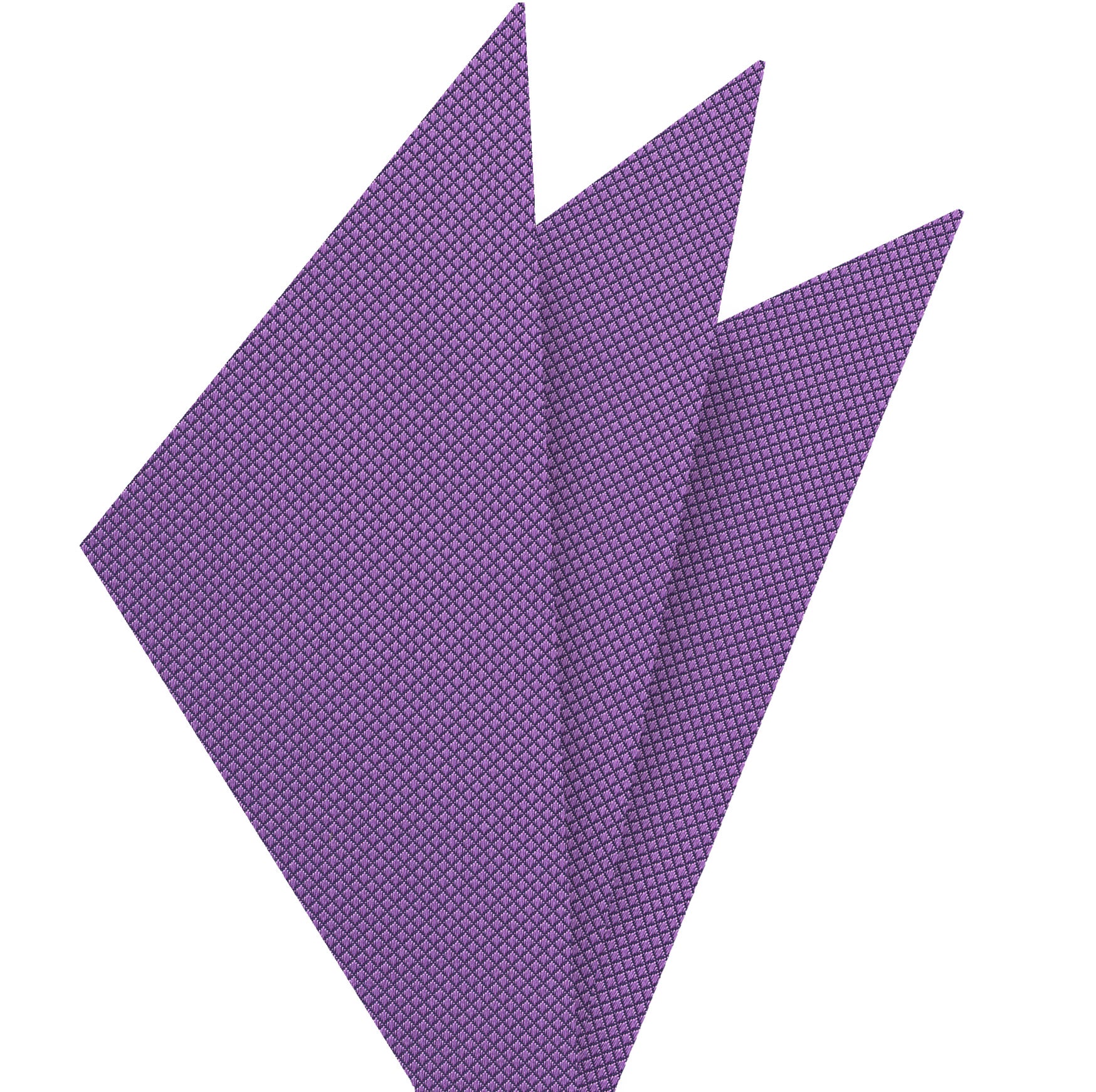Magenta Diamond Weave Silk Pocket Square #DP-11