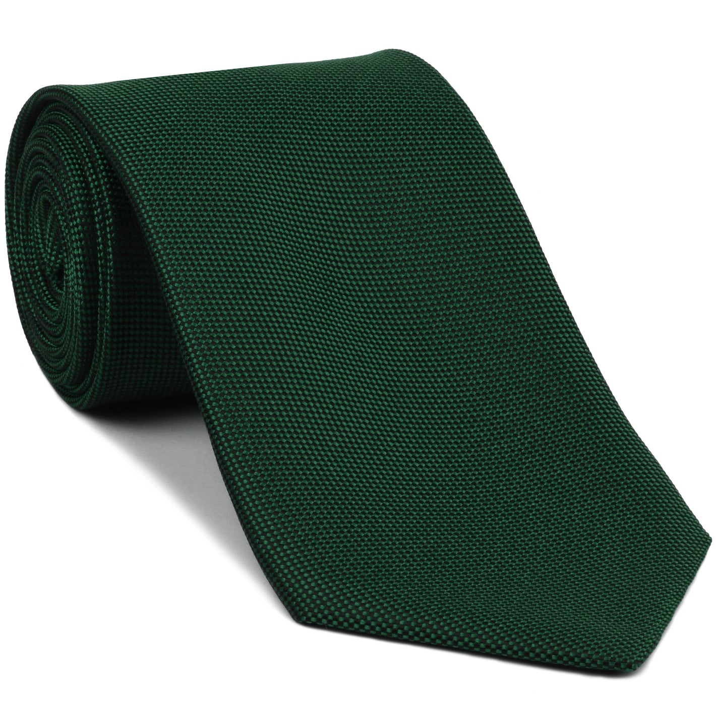 {[en]:Forest Green Oxford Silk Tie