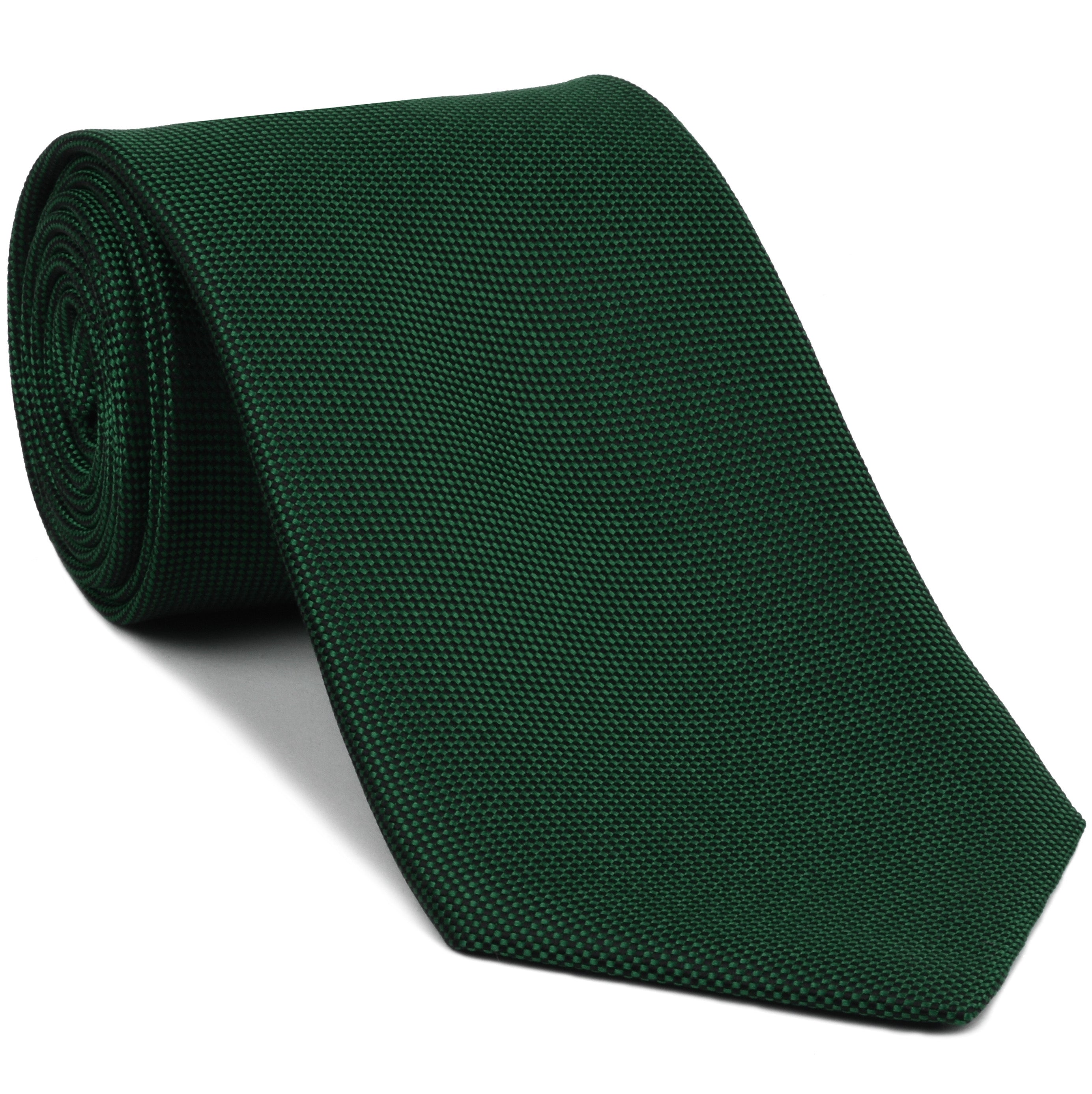 {[en]:Forest Green Oxford Silk Tie