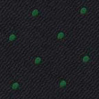 {[en]:Celtic Green Dots on Midnight Blue Pin-Dot Silk Bow Tie