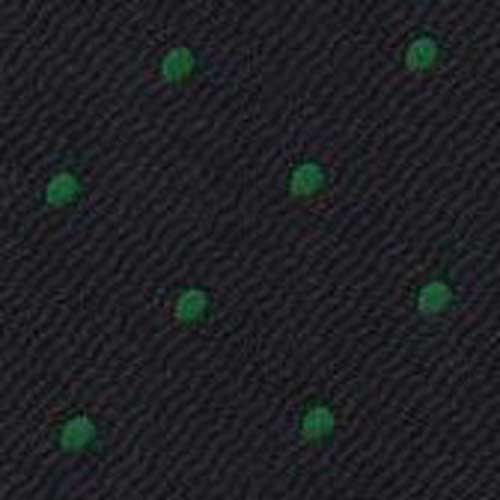 {[en]:Celtic Green Dots on Midnight Blue Pin-Dot Silk Bow Tie