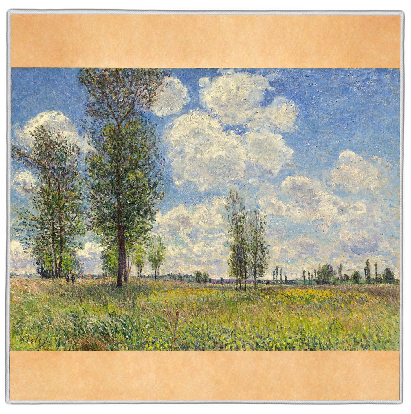 {[en]:Alfred Sisley Pocket Square